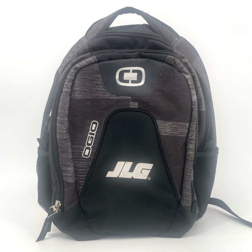 OGIO Juggernaut Laptop Backpack Black Gray JLG Embroidered TSA Travel 18"